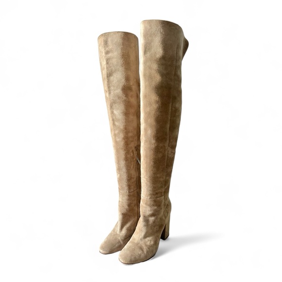 Gianvito Rossi over the knee suede boots